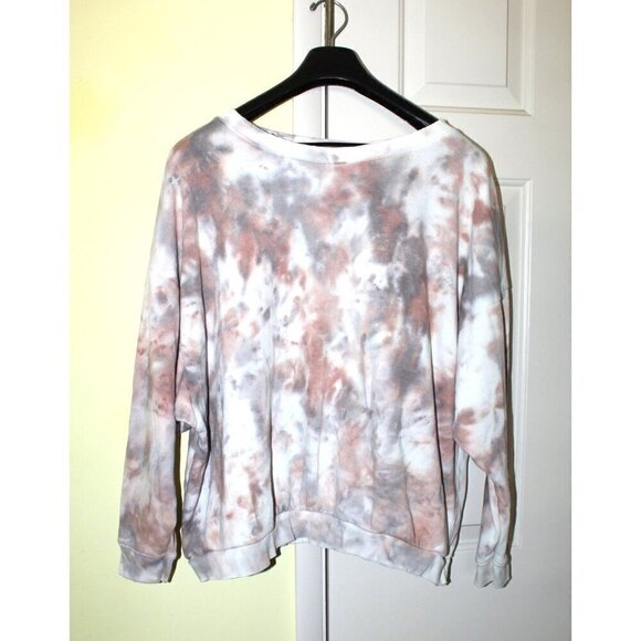 Free People Sweaters - Free People Intimately Tie Dye Wash Top Long Sleeve Sweatshirt Crew neck Size L